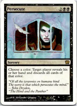 Magic the Gathering Persecute Core Set 9th Edition MTG Free Shipping! - Image 1