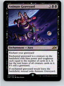 Magic the Gathering Animate Graveyard Unfinity MTG Free Shipping! - Image 1