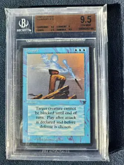 Teleport Magic The Gathering MTG Legends BGS Beckett graded 9.5 GEM MINT - Image 1