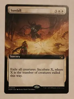 MTG Sunfall (Extended Art) - March of the Machine Regular - NM/MINT Magic - Image 1