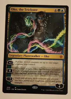MTG Oko, the Trickster - Throne of Eldraine Regular NM/MINT Magic The Gathering - Image 1
