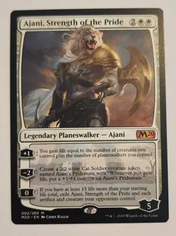 MTG Ajani, Strength of the Pride - Core Set 2020 Regular - NM/MINT Magic - Image 1