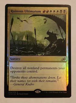 MTG Ruinous Ultimatum FOIL - Ikoria: Lair of Behemoths NM/MINT Magic - Image 1