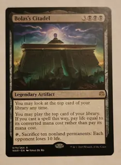 MTG Bolas's Citadel - War of the Spark Regular - NM/MINT Magic The Gathering - Image 1