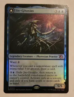 MTG Jin-Gitaxias - The Great Synthesis FOIL - March of the Machine Foil - NM/M - Image 1