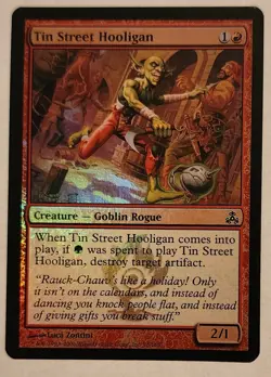 MTG Tin Street Hooligan FOIL - Guildpact - LP Magic The Gathering - Image 1