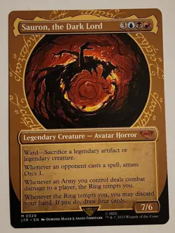 MTG Sauron, the Dark Lord (Showcase) - the Lord of the Rings Regular - NM/MINT - Image 1