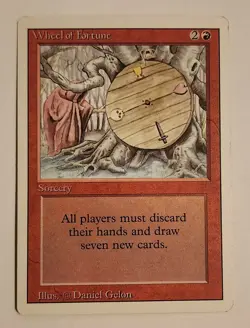 MTG Wheel of Fortune - Revised Edition 3RD Regular - HP Magic The Gathering - Image 1