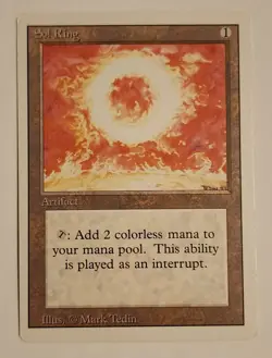 MTG Sol Ring - Revised Edition 3RD Regular - NM/MINT Magic The Gathering - Image 1