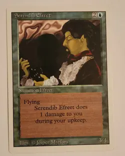 MTG Serendib Efreet - Revised Edition 3RD Regular - NM/MINT Magic The Gathering - Image 1