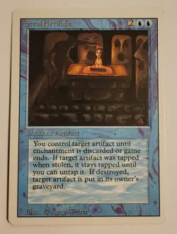 MTG Steal Artifact - Revised Edition 3RD Regular - LP Magic The Gathering - Image 1