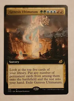 MTG Genesis Ultimatum (Extended Art) - Ikoria: Lair of Behemoths Regular - NM/M - Image 1