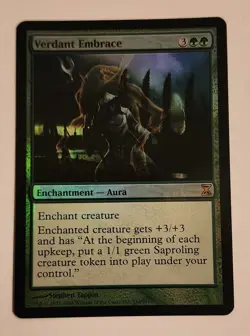 MTG Verdant Embrace FOIL - Time Spiral - LP Magic The Gathering - Image 1