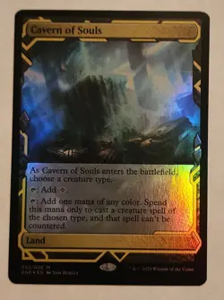 MTG Cavern of Souls FOIL - Zendikar Rising Expeditions - NM/MINT Magic - Image 1
