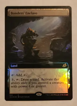 MTG Bonders' Enclave (Extended Art) FOIL - Ikoria: Lair of Behemoths - NM/MINT - Image 1