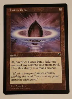 MTG Lotus Petal - Tempest Regular - NM/MINT Magic The Gathering - Image 1