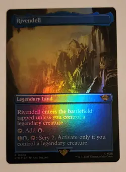 MTG Rivendell (Borderless) FOIL - the Lord of the Rings - NM/MINT Magic - Image 1
