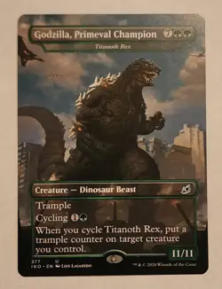 MTG Godzilla, Primeval Champion - Titanoth Rex - Ikoria Regular - NM/MINT - Image 1