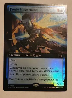 MTG Faerie Mastermind (Extended Art) FOIL - March of the Machine - NM/MINT - Image 1