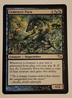 MTG Cemetery Puca - Shadowmoor Regular - NM/MINT Magic The Gathering - Image 1