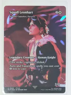 Squall Leonhart Paragon foil 0022 Showcase Final Fantasy Through the ages mtg - Image 1