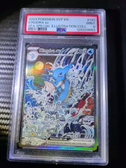 KINGDRA EX 2024 POKEMON SHROUDED FABLE BLACK STAR PROMO PSA 9 MINT #131 - Image 1