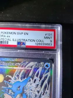 KINGDRA EX 2024 POKEMON SHROUDED FABLE BLACK STAR PROMO PSA 9 MINT #131 - Image 2