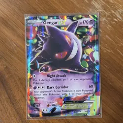 Pokemon TCG GX Full Art Holo Foil Lot Gengar Entei Binder Sun & Moon Set - Image 1