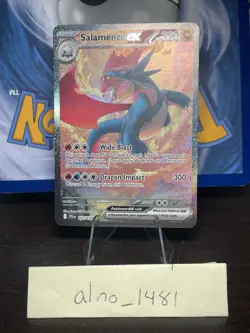 Pokemon TCG Salamence EX Journey Together SIR Card 187/159 Pack Fresh NM - Image 2