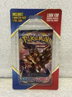 Pokemon TCG: Sword & Shield Booster & 1 Foil Card Hanger Pack (x2) NEW/ SEALED - Image 4