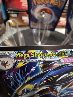 Mega Sharpedo Ex 127/094 Phantasmal Flames Pokemon - Image 5