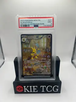 Pokemon Alakazam ex 201/165 2023 S&V 151 Special Illustration Rare Card - PSA 9 - Image 1