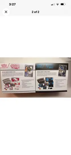 Pokemon TCG Black Bolt White Flare Elite Trainer Box Set of 2 (Sealed) - Image 2