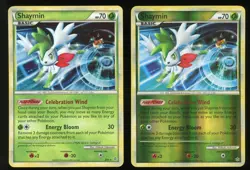 2 Pokemon TCG Shaymin Holo Rare HG&SS Unleashed 8/95 NM - Image 1