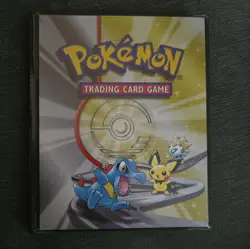 Neo Genesis Vintage A5 4-Pocket Portfolio Pokemon Card Binder Album WOTC Wizards - Image 1