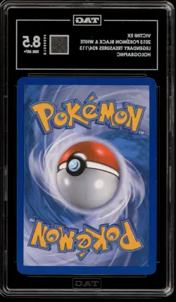 Pokemon Victini EX Legendary Treasures Holo Ultra Rare #24 TAG 8.5 - Image 2
