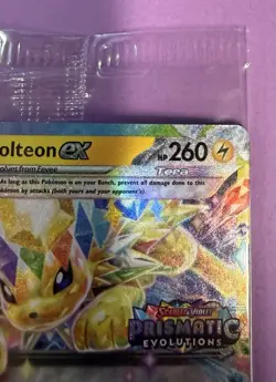 Pokemon Jolteon Ex Prismatic Evolutions 030/131 Surprise Box Stamped Sealed - Image 4