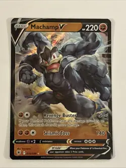 Machamp V 072/189 Swsh10: Astral Radiance Pokemon TCG Holo | NM - Image 1