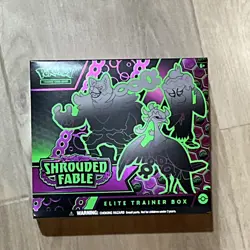 EMPTY | Shrouded Fable Pokemon Center ETB Empty Box & Accessories | OPEN - Image 1