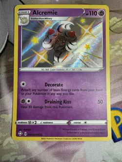 Alcremie SV058/SV122 Shining Fates: Shiny Vault Holo Pokemon LP - Image 1