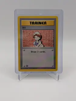 LP- 1st Edition Bill 091/102 Pokemon Base Set (Shadowless) - Image 1