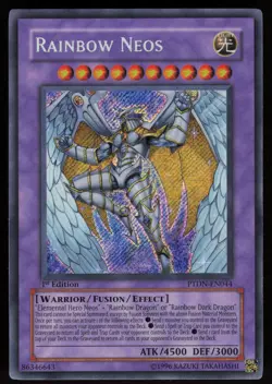 Rainbow Neos PTDN-EN044 Secret Rare Phantom Darkness 1st Edition Yu-Gi-Oh - Image 1