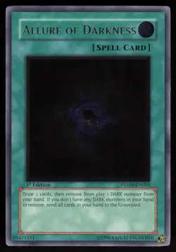 Allure of Darkness PTDN-EN084 Phantom Darkness 1st Edition Yu-Gi-Oh NM - Image 1