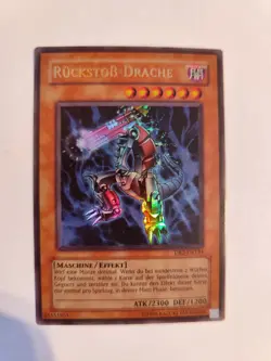 Yu-Gi-Oh Ruckstoss-Drache DR2-DE134 Ultra Rare Holo Karte Deutsch TCG - Image 1