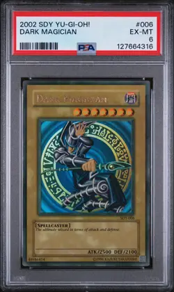 Dark Magician SDY-006 Ultra Rare Unlimited FADED Yugioh PSA 6 *316 - Image 1