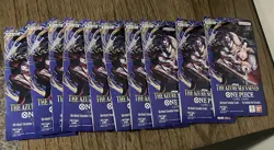 One Piece The Azure Sea's Seven Sleeved Booster OP-14 10 Packs - Image 1