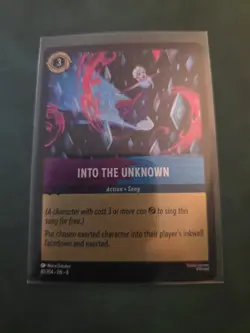 Disney Lorcana TCG Reign Of Jafar Into The Unknown 81/204 Super Rare Foil - Image 1