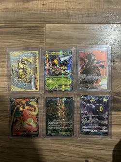 Pokemon TCG EX Art Holo 10 Card Lot, multiple sets, all sleeved after opening - Image 1