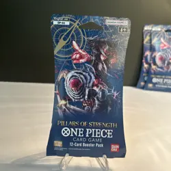 Bandai OP03 One Piece Pillars of Strength Booster Pack - 12 Cards 810059780538 - Image 1