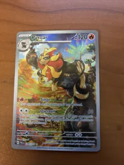 Pokemon TCG Pyroar Card Sv02: Paldea Evolved, Illustration Rare, 200/193 - Image 1